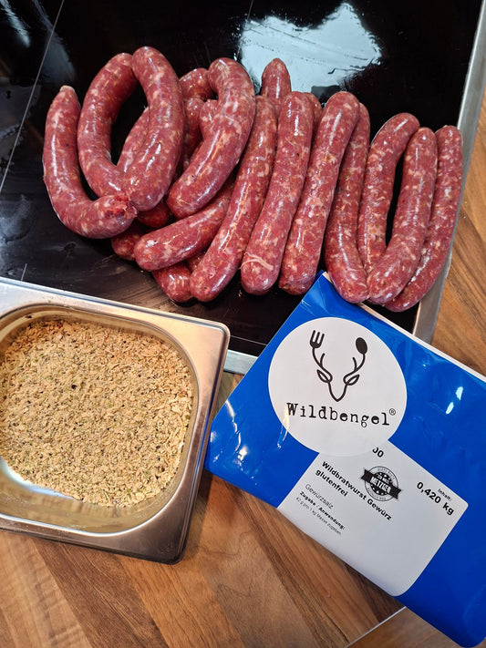 Wildbratwurst vom wilden Metzger Conrad Baierl beim Wildbengel