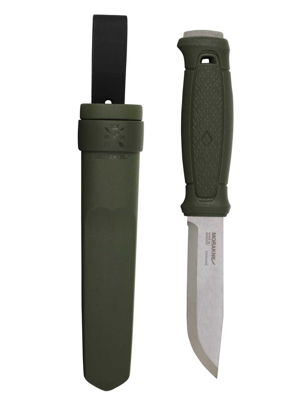 Morakniv Garberg w/Polymer Sheath Sainless Steel Green