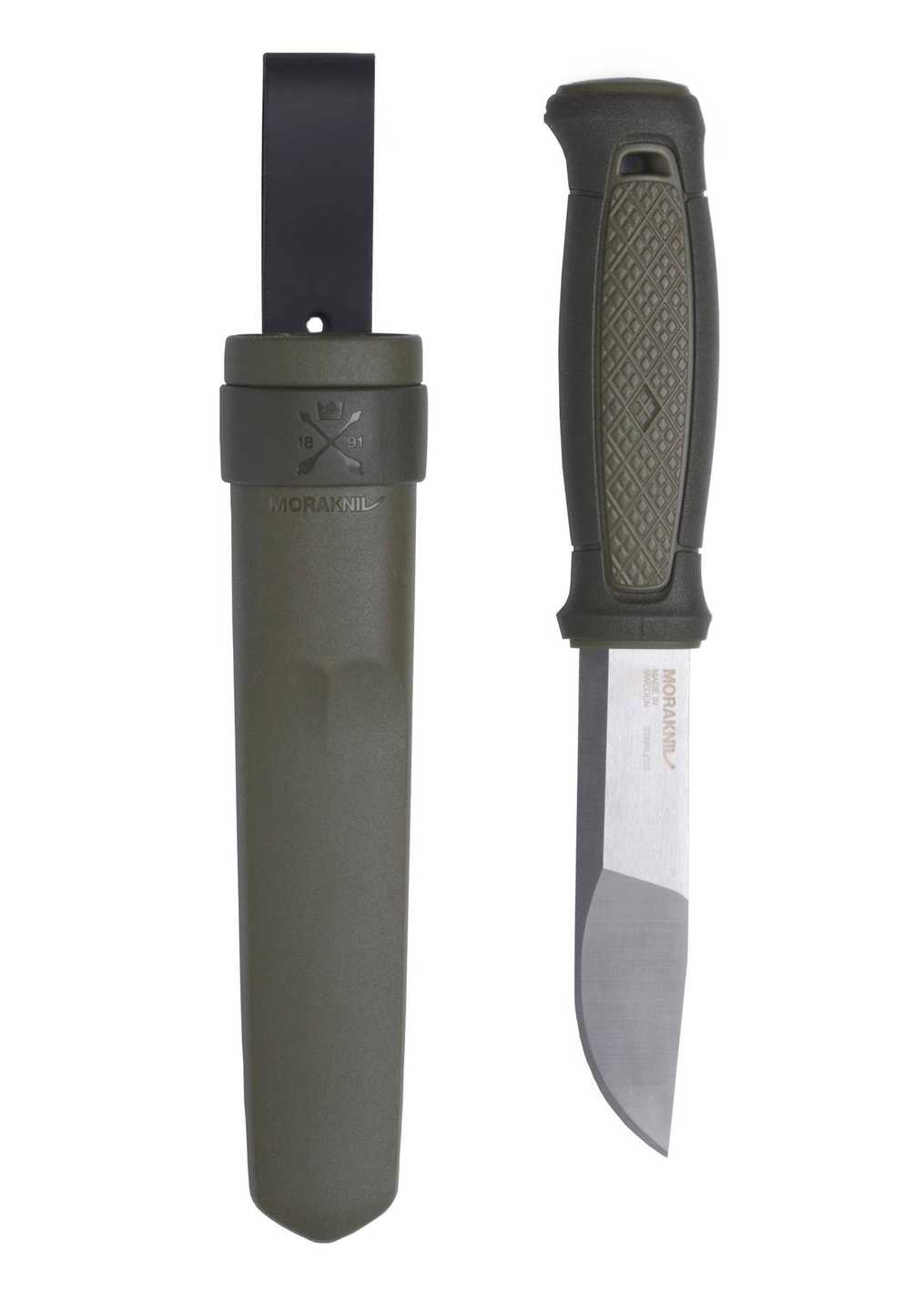 Morakniv Kansbol with Polymer Sheath Stainless Steel Green