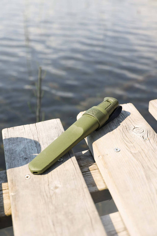 Morakniv Kansbol with Polymer Sheath Stainless Steel Green