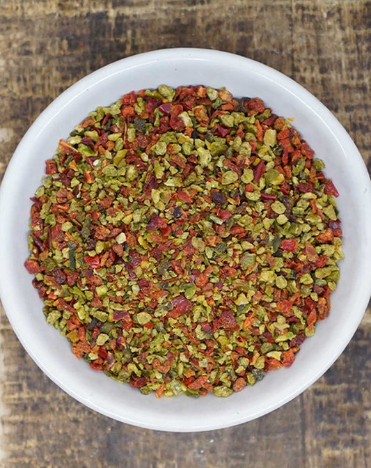 Paprikaflocken Rot/Grün 1-3mm 1kg Beutel